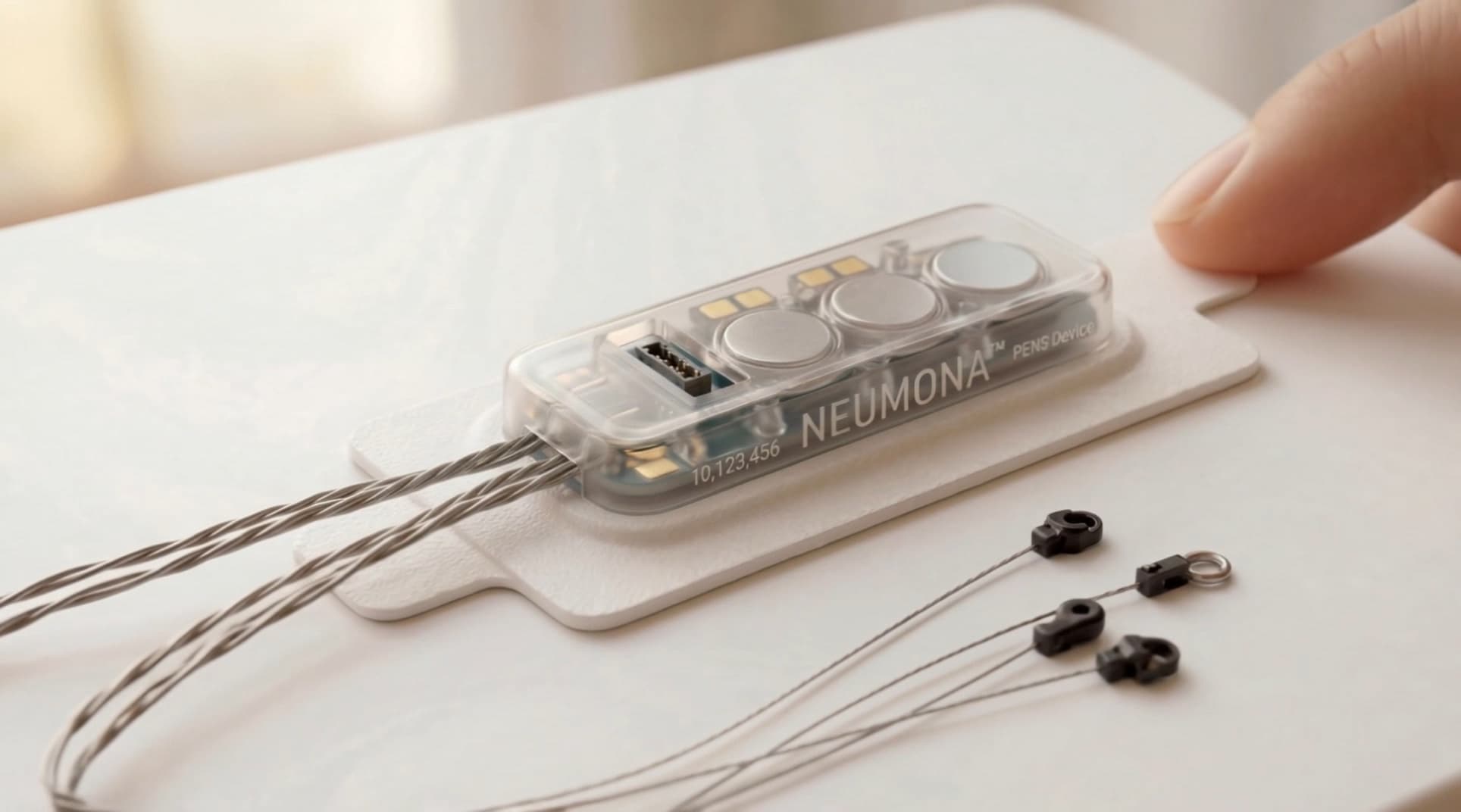 NeuMona device — FDA-cleared neurostimulation product